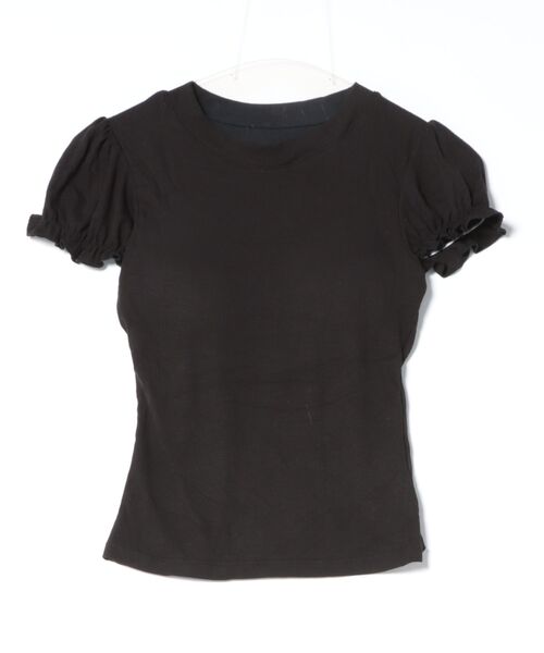 frunco(フランコ)の「【ZOZOTOWN限定】パフスリーブリブTシャツ(Tシャツ/カットソー・レディース・ホワイト/イエロー/ブルー/ブラック・FREE)」の18枚目の写真