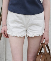 GIUNON | hem frill short pants / ヘムフリルショートパンツ(その他パンツ)