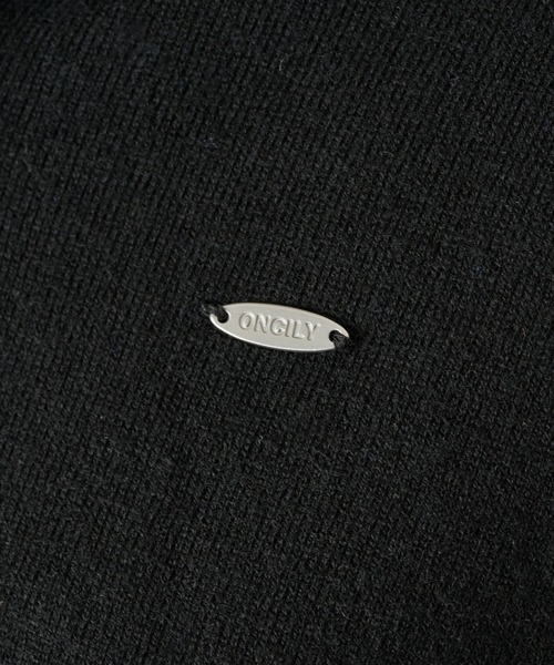 ONCILY（オンシェリー）の「LAYERED  DOUBLE COLLAR KNIT POLO / レイヤードダブル襟ニットポロ（ポロシャツ・メンズ・グレー/ブラック/ブラウン/チャコールグレー・SMALL/LARGE/MEDIUM）」の22枚目の写真