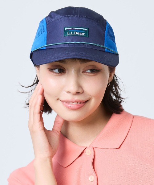 L.L.Bean(エルエルビーン)の「マウンテン・クラシック・5パネル・キャップ(キャップ・メンズ・ピンク/ベージュ/ネイビー・OSFA)」の1枚目の写真