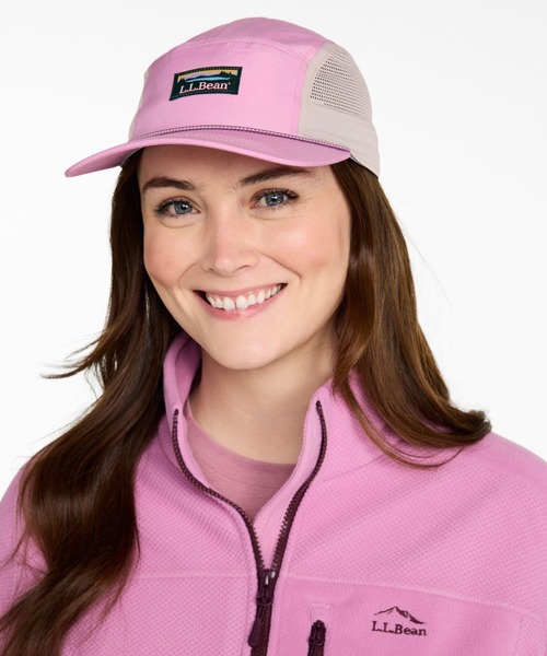 L.L.Bean(エルエルビーン)の「マウンテン・クラシック・5パネル・キャップ(キャップ・メンズ・ピンク/ベージュ/ネイビー・OSFA)」の7枚目の写真
