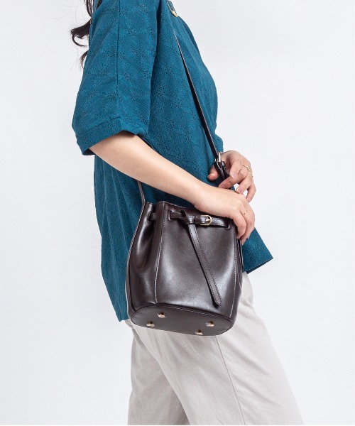 Rivel（リヴェル）の「【Maison de Z】本革　2WAY ワンショルダーバッグ　ハンドバッグ（ショルダーバッグ・レディース・ダークブラウン/ブラウン/ブラック/シルバー/ブラック系その他・FREE）」の17枚目の写真