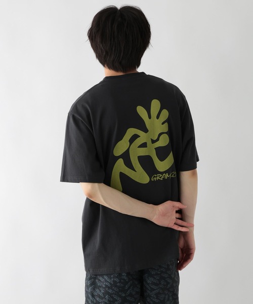 GLOBAL WORK(グローバルワーク)の「GRAMICCI(グラミチ)/ロゴTシャツ/半袖/595914(Tシャツ/カットソー・メンズ・シャーベット/ブラック/ホワイト・MEDIUM/X-LARGE/LARGE/SMALL)」の11枚目の写真
