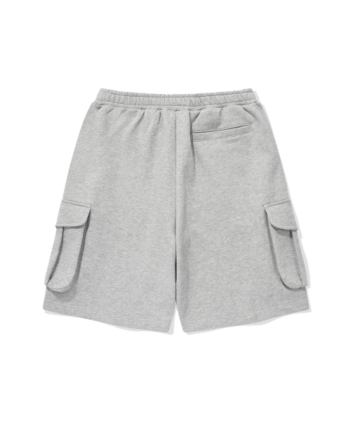 COVERNAT（カバーナット）の「レギュラーカーゴスウェットショーツメランジグレー（その他パンツ・メンズ・その他・X-SMALL/SMALL/MEDIUM/LARGE/X-LARGE/XX-LARGE）」の3枚目の写真