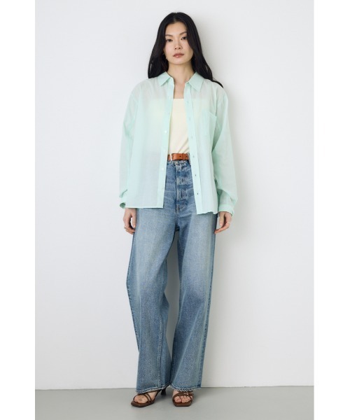 AZUL BY MOUSSY｜アズールバイマウジーのシャツ/ブラウス（グリーン