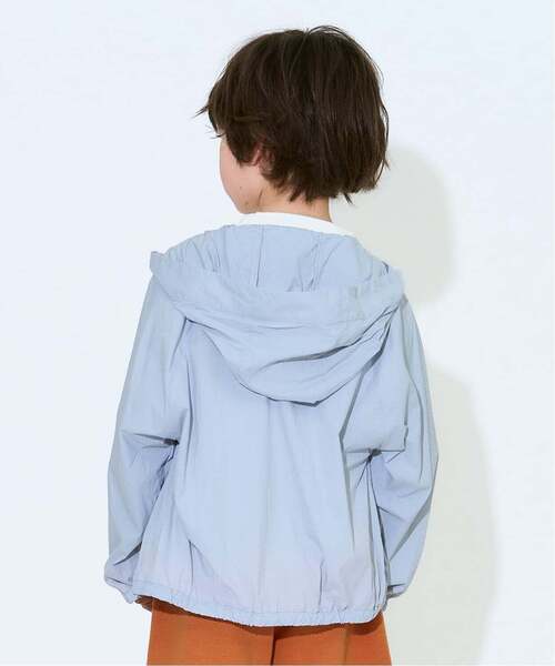 b・ROOM(ビールーム)の「【太陽から守る】【UVカット】【接触冷感】フルジップパーカ【子供服】【キッズ】【男の子】【女の子】(ブルゾン・キッズ・ブラック/ブルーグレー/黄緑系・150cm/110cm/100cm/120cm/130cm/140cm)」の21枚目の写真