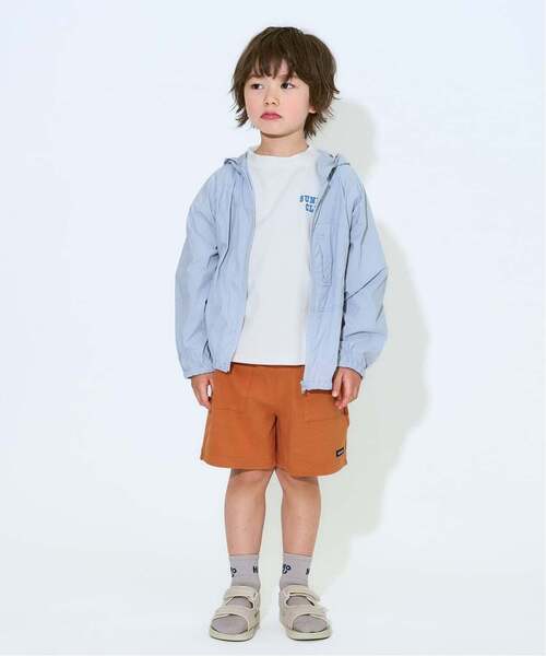 b・ROOM(ビールーム)の「【太陽から守る】【UVカット】【接触冷感】フルジップパーカ【子供服】【キッズ】【男の子】【女の子】(ブルゾン・キッズ・ブラック/ブルーグレー/黄緑系・150cm/110cm/100cm/120cm/130cm/140cm)」の22枚目の写真