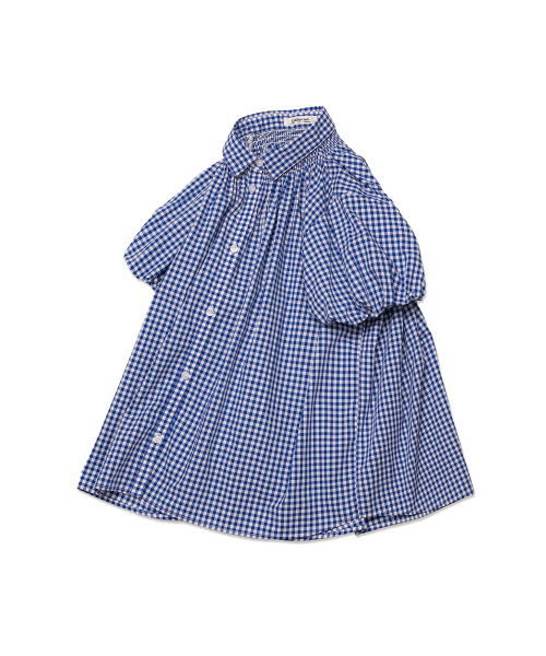 COTTON BELL（コットンベル）の「スモークバルーンブラウス - ブルーチェック（シャツ/ブラウス・レディース・その他・FREE）」の12枚目の写真