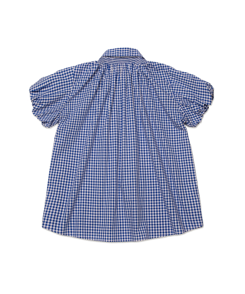 COTTON BELL（コットンベル）の「スモークバルーンブラウス - ブルーチェック（シャツ/ブラウス・レディース・その他・FREE）」の11枚目の写真