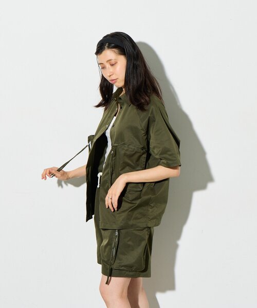 B-DAY STORE(ビーデイストア)の「【B-DAY STORE】ビックポケットシャツ(シャツ/ブラウス・レディース・カーキ/ネイビー・0)」の2枚目の写真