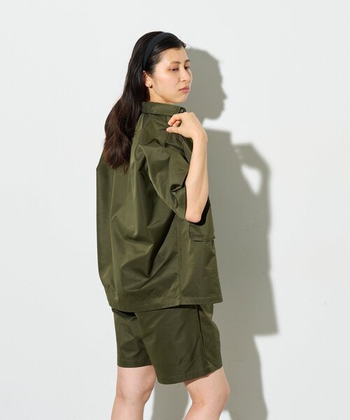 B-DAY STORE(ビーデイストア)の「【B-DAY STORE】ビックポケットシャツ(シャツ/ブラウス・レディース・カーキ/ネイビー・0)」の8枚目の写真