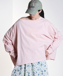 レディースのTシャツ/カットソー（ピンク/桃色系）ファッション通販
