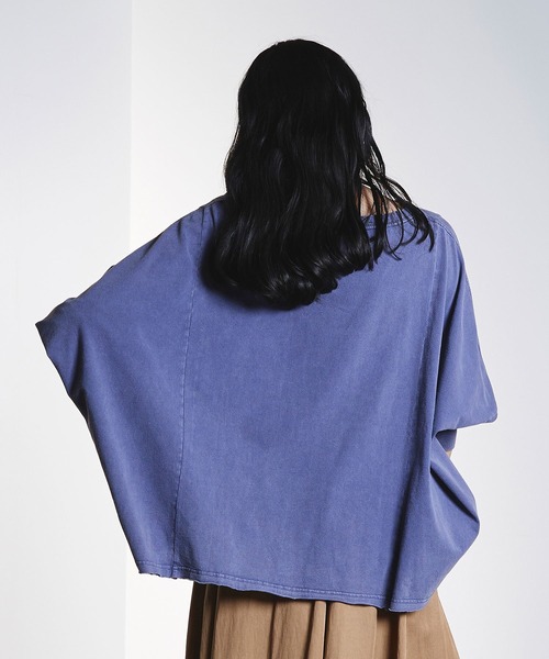 ROSE BUD(ローズバッド)の「(CREOLME)VINTAGE LIKE BIG TOP(Tシャツ/カットソー・レディース・ネイビー/ライトピンク・ONE SIZE)」の9枚目の写真