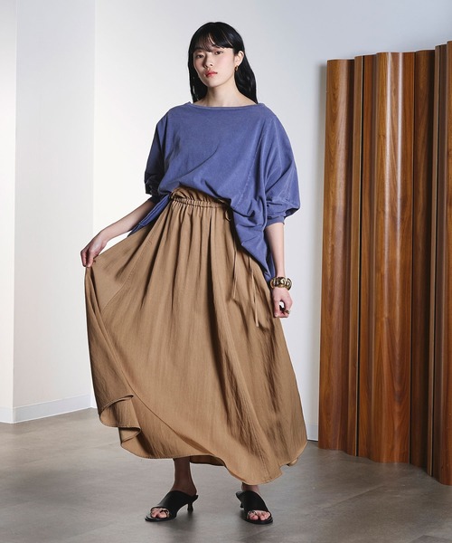 ROSE BUD(ローズバッド)の「(CREOLME)VINTAGE LIKE BIG TOP(Tシャツ/カットソー・レディース・ネイビー/ライトピンク・ONE SIZE)」の10枚目の写真