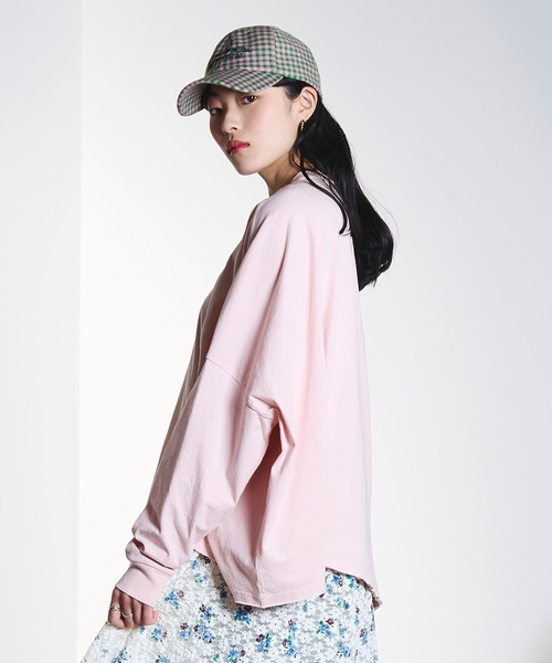 ROSE BUD(ローズバッド)の「(CREOLME)VINTAGE LIKE BIG TOP(Tシャツ/カットソー・レディース・ネイビー/ライトピンク・ONE SIZE)」の14枚目の写真