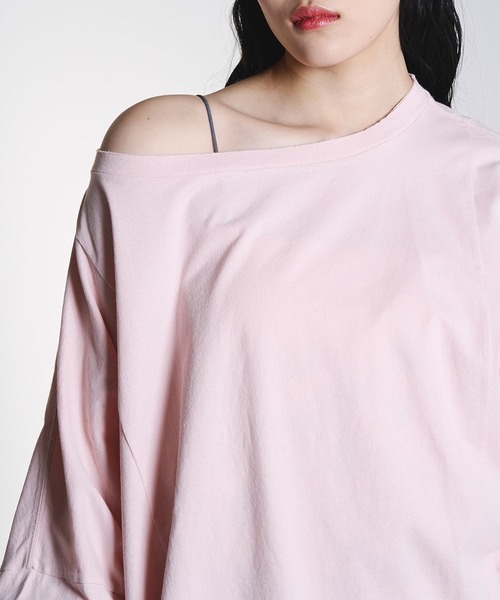 ROSE BUD(ローズバッド)の「(CREOLME)VINTAGE LIKE BIG TOP(Tシャツ/カットソー・レディース・ネイビー/ライトピンク・ONE SIZE)」の20枚目の写真