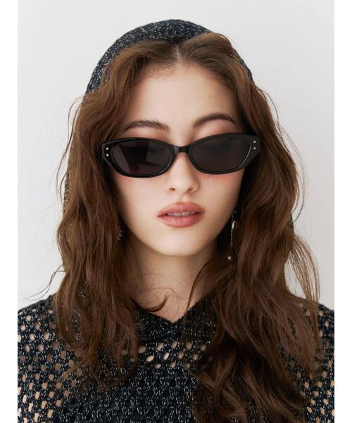 EVRIS(エヴリス)の「OVAL FRAME サングラス(サングラス・レディース・ブラウン/ブラック・FREE)」の1枚目の写真