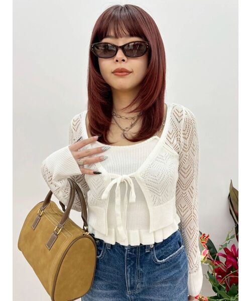 EVRIS(エヴリス)の「OVAL FRAME サングラス(サングラス・レディース・ブラウン/ブラック・FREE)」の22枚目の写真