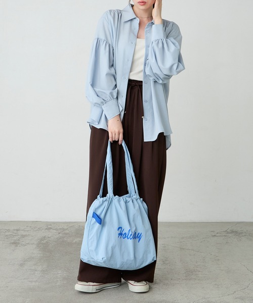 BONLECILL Marche(ボンルシールマルシェ)の「【BONLECILL Marche】《A4収納》HOLIDAYロゴトートバッグ(トートバッグ・レディース・レッド/ブルー/イエロー/アイボリー・FREE)」の17枚目の写真