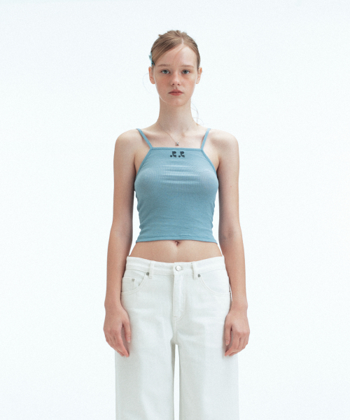 Rest&Recreation(レストアンドレクリエーション)の「LIGHT LOGO TANK TOP - SKY BLUE(Tシャツ/カットソー・レディース・その他・ONE)」の3枚目の写真