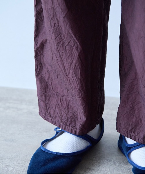 yuni(ユニ )の「Cotton cupra product dye pettit pants(その他パンツ・レディース・ダークブラウン/ピンク・FREE)」の16枚目の写真