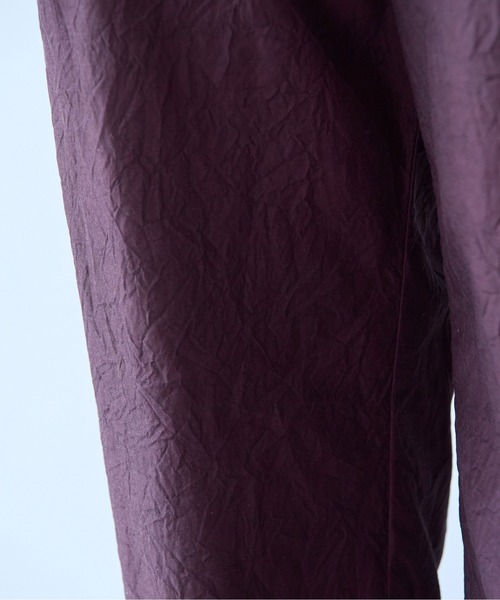 yuni(ユニ )の「Cotton cupra product dye pettit pants(その他パンツ・レディース・ダークブラウン/ピンク・FREE)」の17枚目の写真