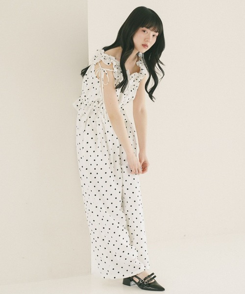 Heather(ヘザー)の「レースワイドイージーパンツ 814372(その他パンツ・レディース・ブラック系その他/ホワイト系その他・FREE)」の3枚目の写真