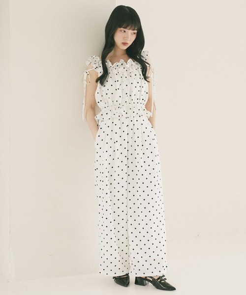 Heather(ヘザー)の「レースワイドイージーパンツ 814372(その他パンツ・レディース・ブラック系その他/ホワイト系その他・FREE)」の4枚目の写真