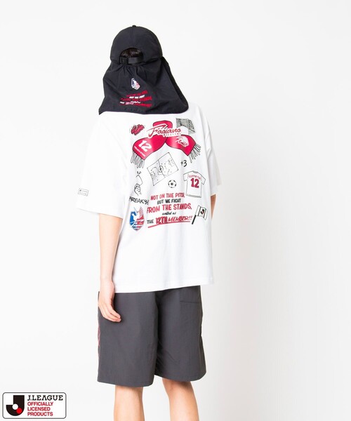 FREAK'S STORE(フリークスストア)の「J.LEAGUE×FREAK'S STORE 別注 SUPPORTERS NYLON SHORTS 【ファジアーノ岡山】(その他パンツ・メンズ・チャコールグレー/ブラック・SMALL/MEDIUM/LARGE)」の3枚目の写真