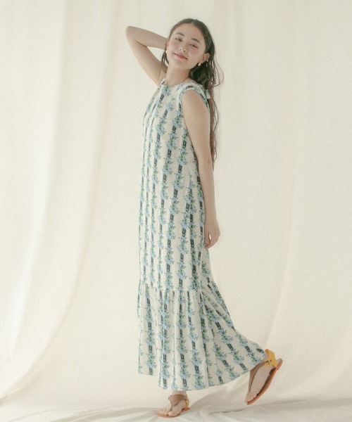 Cath Kidston(キャスキッドソン)の「バックリボンドレス Garden Stripe(ワンピース・レディース・ネイビー・FREE)」の17枚目の写真