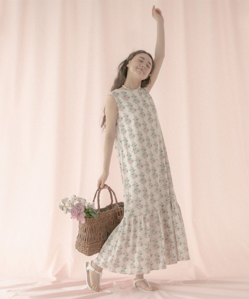 Cath Kidston(キャスキッドソン)の「バックリボンドレス Garden Stripe(ワンピース・レディース・ネイビー・FREE)」の20枚目の写真