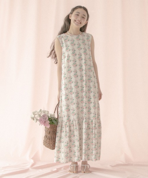 Cath Kidston(キャスキッドソン)の「バックリボンドレス Garden Stripe(ワンピース・レディース・ネイビー・FREE)」の16枚目の写真
