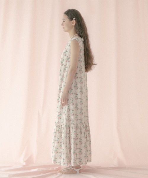 Cath Kidston(キャスキッドソン)の「バックリボンドレス Garden Stripe(ワンピース・レディース・ネイビー・FREE)」の8枚目の写真