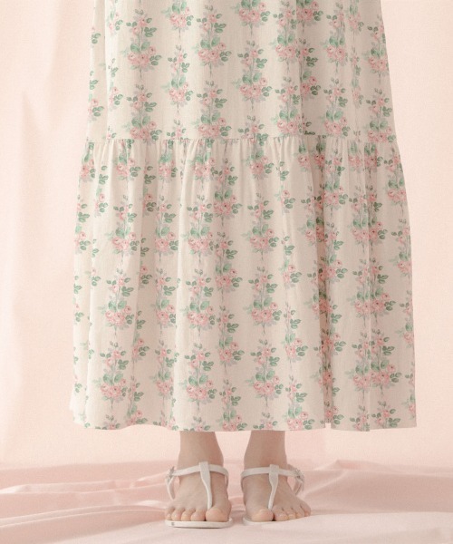 Cath Kidston(キャスキッドソン)の「バックリボンドレス Garden Stripe(ワンピース・レディース・ネイビー・FREE)」の2枚目の写真