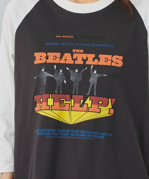 Lee(リー)の「Wrangler/ラングラー PRINT T-SHIRTS7分袖【BEATLES】(Tシャツ/カットソー・メンズ・ブラック・MEDIUM/LARGE/X-LARGE/SMALL)」の8枚目の写真