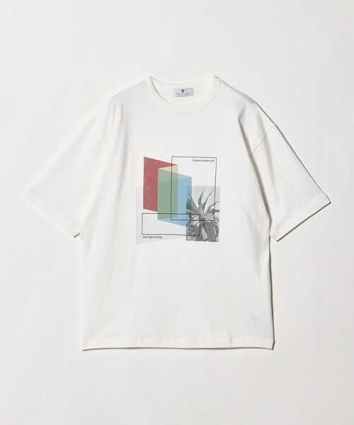 green label relaxing(グリーンレーベルリラクシング)の「<Phospho Graphica>グラフィック 半袖 Tシャツ カットソー(Tシャツ/カットソー・メンズ・ホワイト/ブラック/その他1/ライトグレー・L/M/S/XL)」の2枚目の写真