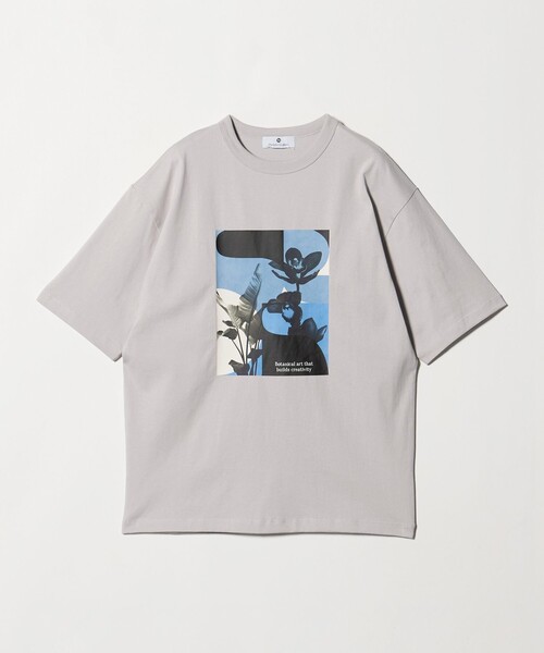 green label relaxing(グリーンレーベルリラクシング)の「<Phospho Graphica>グラフィック 半袖 Tシャツ カットソー(Tシャツ/カットソー・メンズ・ホワイト/ブラック/その他1/ライトグレー・L/M/S/XL)」の1枚目の写真