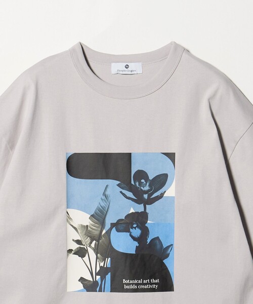green label relaxing(グリーンレーベルリラクシング)の「<Phospho Graphica>グラフィック 半袖 Tシャツ カットソー(Tシャツ/カットソー・メンズ・ホワイト/ブラック/その他1/ライトグレー・L/M/S/XL)」の6枚目の写真