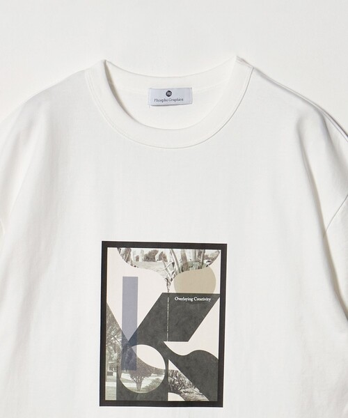 green label relaxing(グリーンレーベルリラクシング)の「<Phospho Graphica>グラフィック 半袖 Tシャツ カットソー(Tシャツ/カットソー・メンズ・ホワイト/ブラック/その他1/ライトグレー・L/M/S/XL)」の10枚目の写真