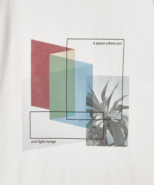 green label relaxing(グリーンレーベルリラクシング)の「<Phospho Graphica>グラフィック 半袖 Tシャツ カットソー(Tシャツ/カットソー・メンズ・ホワイト/ブラック/その他1/ライトグレー・L/M/S/XL)」の14枚目の写真
