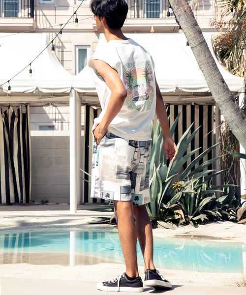 Kahiko(カヒコ)の「【Kahiko】SURF&Palms カカパMEN'Sハーフパンツ(その他パンツ・メンズ・オレンジ/ブルー/ホワイト/ネイビー・FREE)」の8枚目の写真