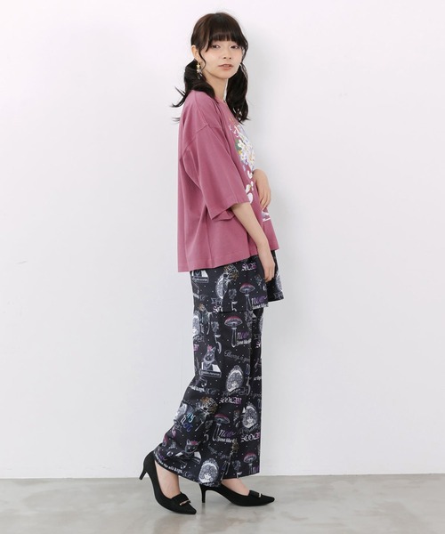 ScoLar(スカラー)の「ScoLar(スカラー) アンティーク柄 3way巻きスカート付きパンツ(その他パンツ・レディース・ブラック/アイボリー・MEDIUM)」の16枚目の写真