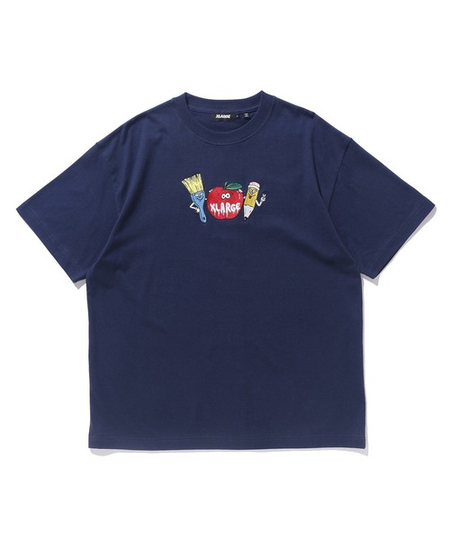 XLARGE（エクストララージ）の「PAINT LOGO S/S TEE（Tシャツ/カットソー・メンズ・ブラック/ホワイト/ネイビー・L/M/XL/S）」の5枚目の写真