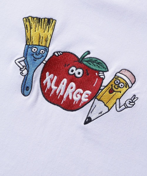 XLARGE（エクストララージ）の「PAINT LOGO S/S TEE（Tシャツ/カットソー・メンズ・ブラック/ホワイト/ネイビー・L/M/XL/S）」の9枚目の写真