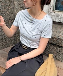 Thevon | 【新色登場!】ドットドレープTシャツ(Tシャツ/カットソー)