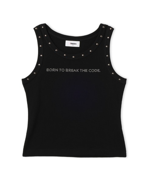 atmos pink（アトモスピンク）の「atmos pink Studs Tank Top / アトモス ピンク スタッズ タンクトップ（タンクトップ・レディース・ホワイト/ブラック/カーキ・FREE）」の10枚目の写真