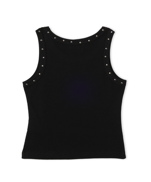 atmos pink（アトモスピンク）の「atmos pink Studs Tank Top / アトモス ピンク スタッズ タンクトップ（タンクトップ・レディース・ホワイト/ブラック/カーキ・FREE）」の12枚目の写真
