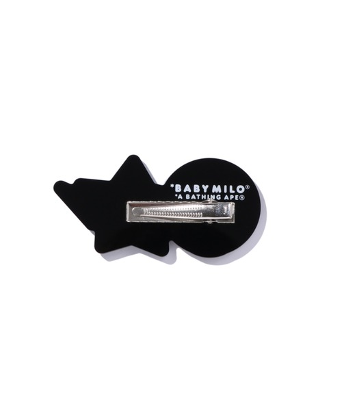 A BATHING APE(アベイシングエイプ)の「BABY MILO STA ACRYLIC HAIR CLIP(バレッタ/ヘアクリップ・キッズ・ブラウン・FREE)」の3枚目の写真