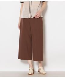 ワイドクロップドパンツ レディース 手洗い可能