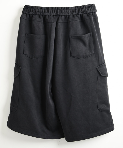 neos（ネオス）の「【neos】スウェット カーゴパンツ メンズ ワイド バレルシルエット クロップド丈 ハーフパンツ ひざ下丈 ピグメント風（カーゴパンツ・メンズ・グレー/ブラック・MEDIUM/LARGE/X-LARGE）」の17枚目の写真